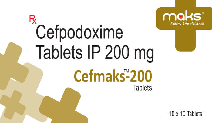 Cefmaks-200 Tablets Maks Lifecare